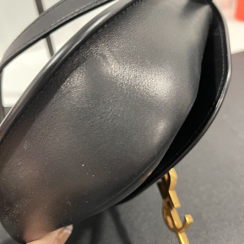 Saint Laurent Smooth Calfskin Mini Classic Monogram Kaia Satchel (139214) - Picture 4 of 5